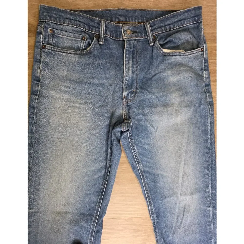 Levi's 541 Athletic Fit Jeans Men's 34x32 Light Wash Stretch Denim